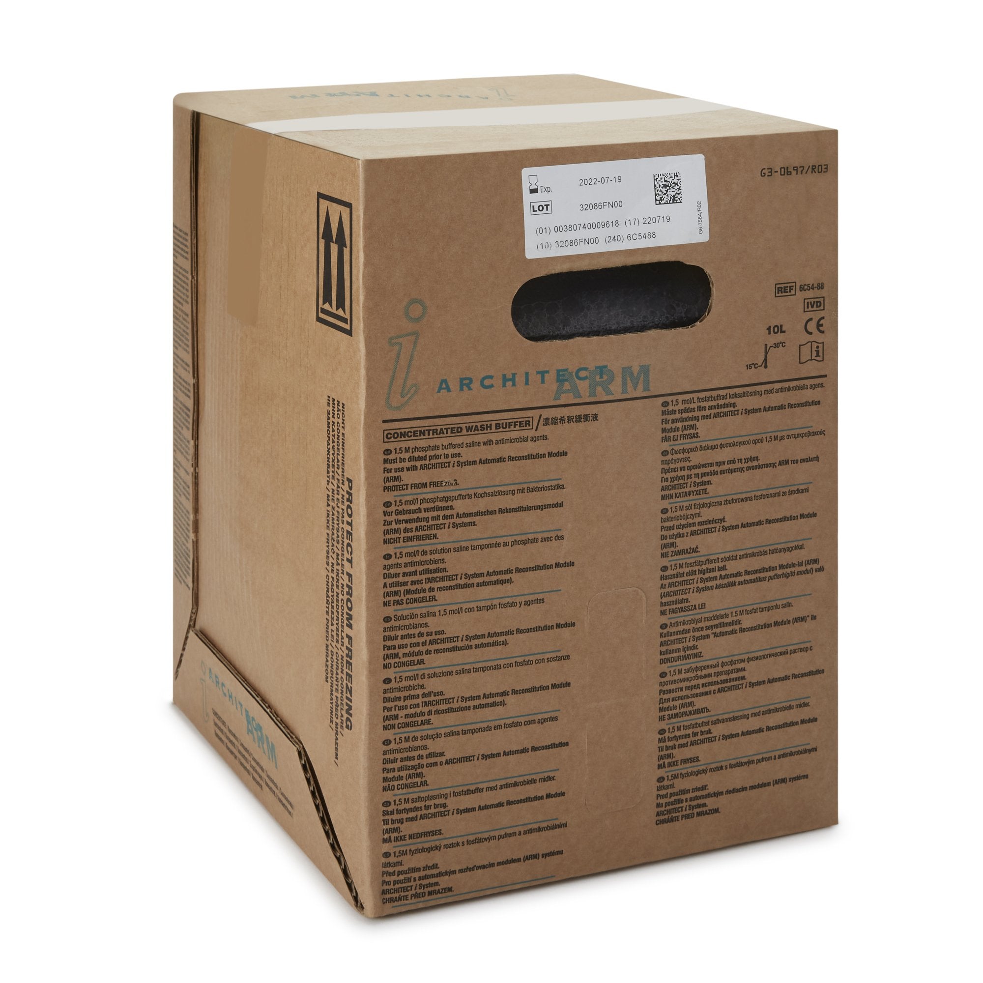 Architect� Wash Reagent for use with Architect ci8200 Analyzer, Concentrated Wash Buffer test-Immunoassay System Reagent Architect� Concentrated Wash Buffer For Architect ci8200 Analyzer