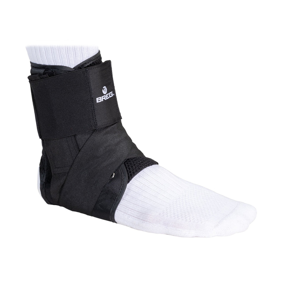 Breg Ankle Brace-Ankle Brace Breg� Small Lace-Up / Figure-8 Strap Closure Left or Right Foot
