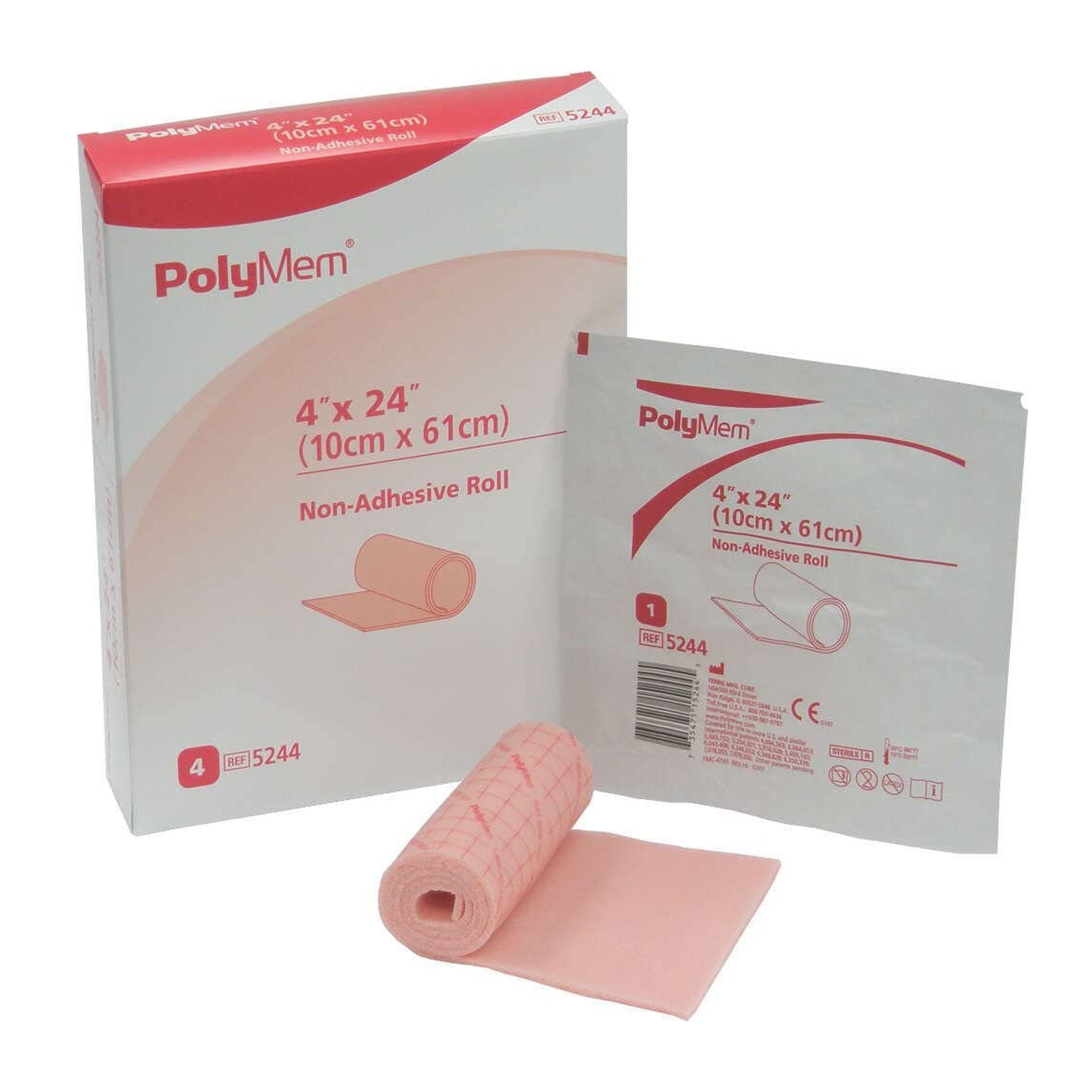 PolyMem® Nonadhesive without Border Foam Dressing, 4 x 24 Inch - Wound Care>Advanced Wound Care>Foam Dressings - Ferris Ma...