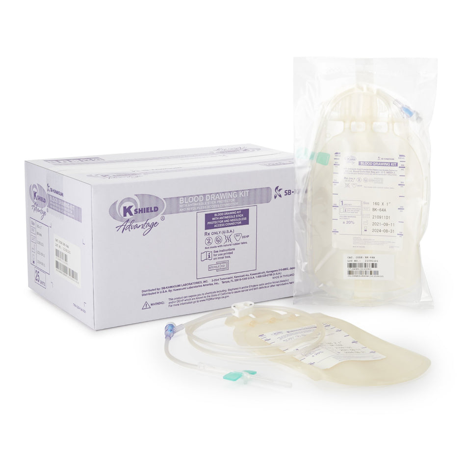 K-Shield Advantage Blood Draw Kit-Blood Draw Kit K-Shield Advantage 600 mL Blood Collection Bag