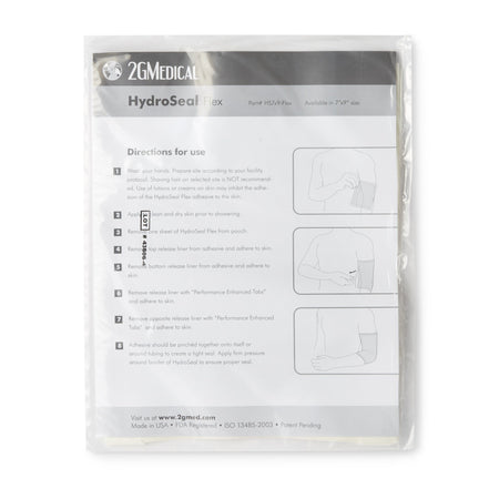 HydroSeal Wound Protector, 7 x 9 Inch-IV Site Barrier Protector HydroSeal 7 X 9 Inch