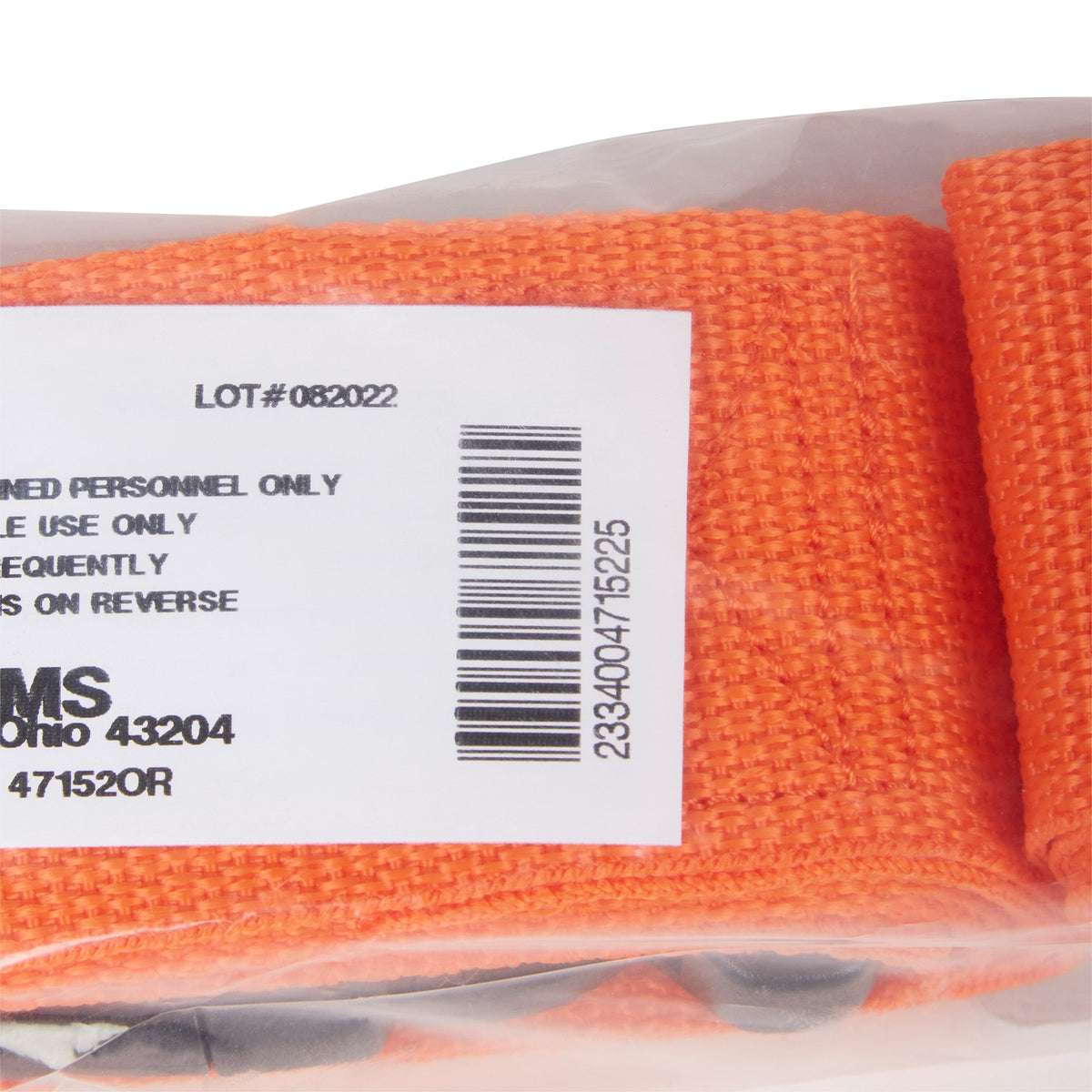 McKesson Backboard / Stretcher Strap, 5 Feet Long-McKesson Backboard / Stretcher Strap For Backboard / Stretcher