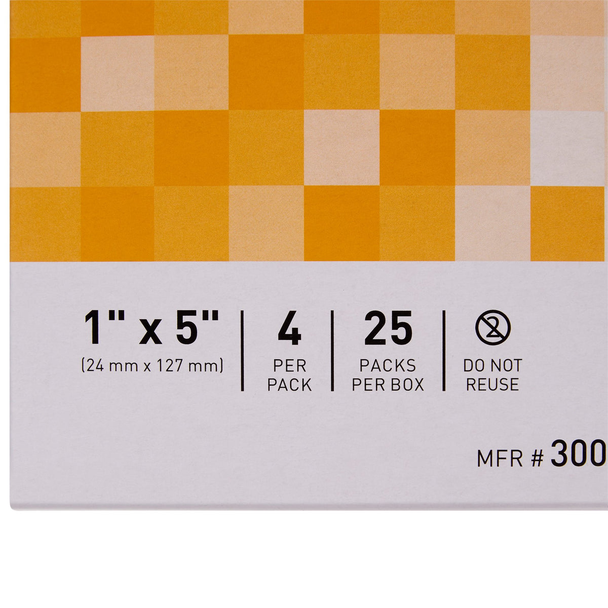 McKesson Non-Reinforced Skin Closure Strip, 1 x 5 Inch-Skin Closure Strip McKesson 1 X 5 Inch Nonwoven Material Flexible Strip Tan