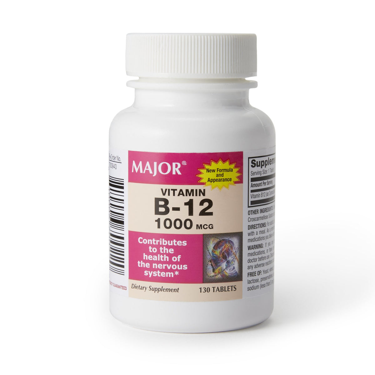 Major® Vitamin B-12 Vitamin Supplement - Pharmaceuticals>Over the Counter>Nonprescription Vitamins and Minerals - Major Ph...