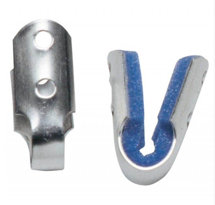 ProCare Finger Splint, Large-Finger Splint ProCare Large Without Fastening Blue / Silver