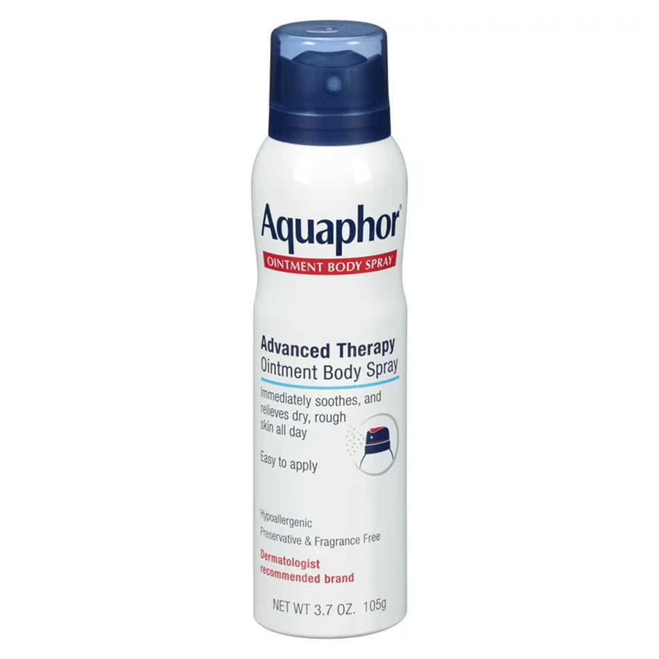 Aquaphor Advanced Therapy Ointment Body Spray, 3.7-ounce Aerosol Can-Hand and Body Moisturizer Aquaphor� Ointment Body Spray 3.7 oz. Aerosol Can Unscented Liquid