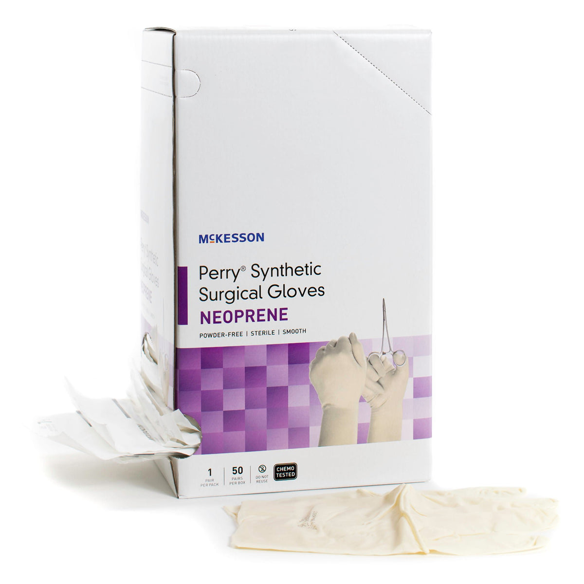 McKesson Perry® Polychloroprene Surgical Glove, Size 9, Cream - Gloves>Surgical Gloves - McKesson Brand