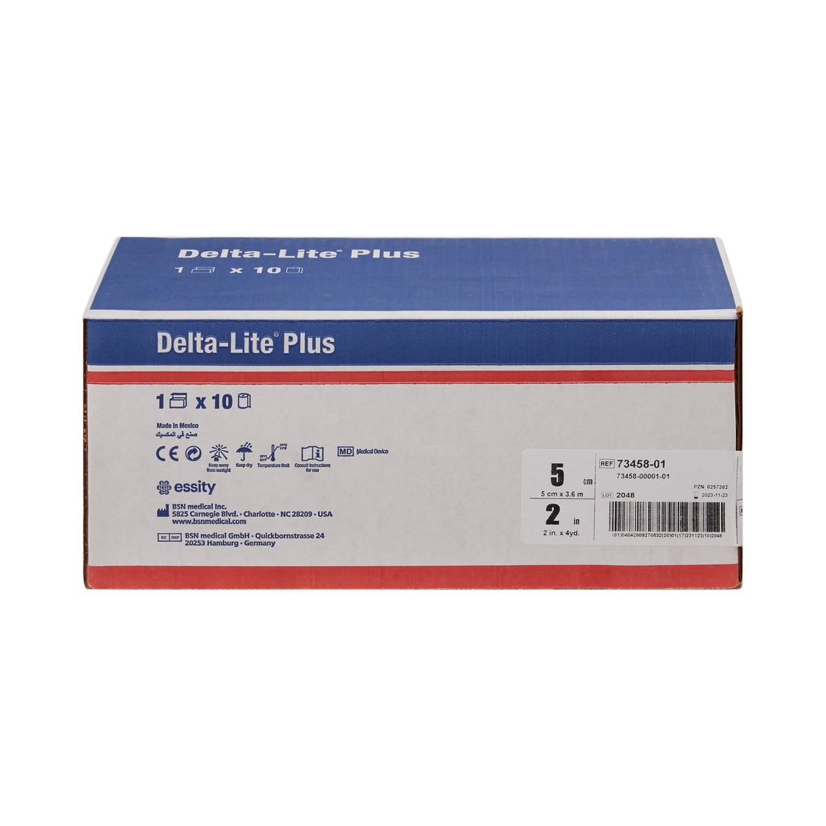 Delta-Lite Plus White Cast Tape, 2 Inch x 4 Yard-Cast Tape Delta-Lite Plus 2 Inch X 12 Foot Fiberglass / Resin White