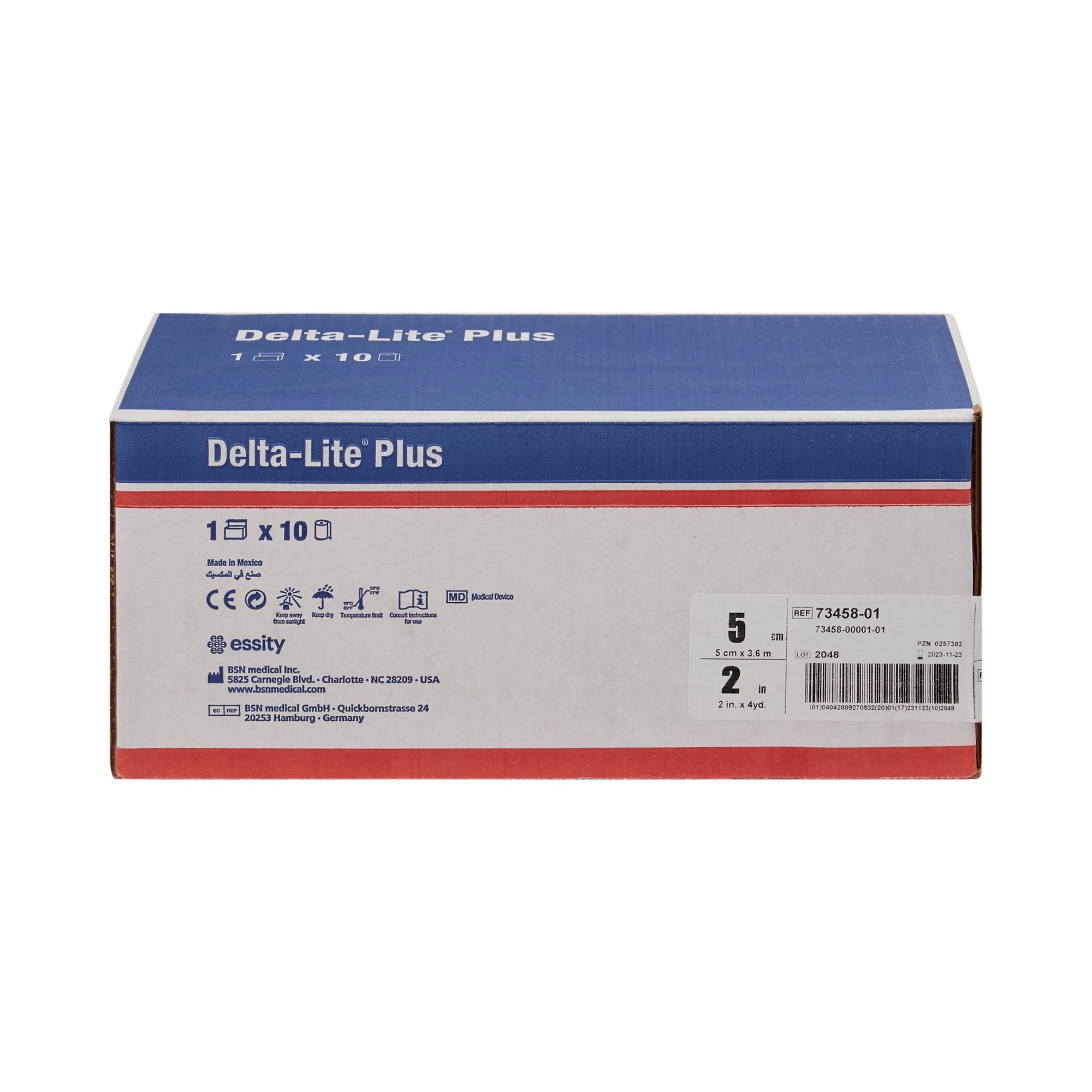 Delta-Lite Plus White Cast Tape, 2 Inch x 4 Yard-Cast Tape Delta-Lite Plus 2 Inch X 12 Foot Fiberglass / Resin White