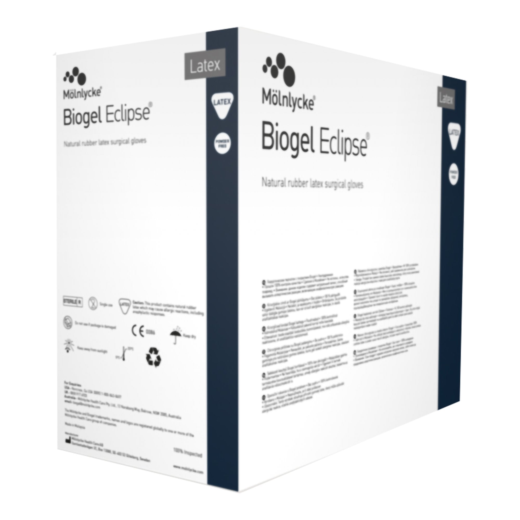 Biogel Eclipse Latex Surgical Glove, Size 7.5, Straw Color-Surgical Glove Biogel Eclipse Size 7.5 Sterile Latex Standard Cuff Length Micro-Textured Straw Not Chemo Approved