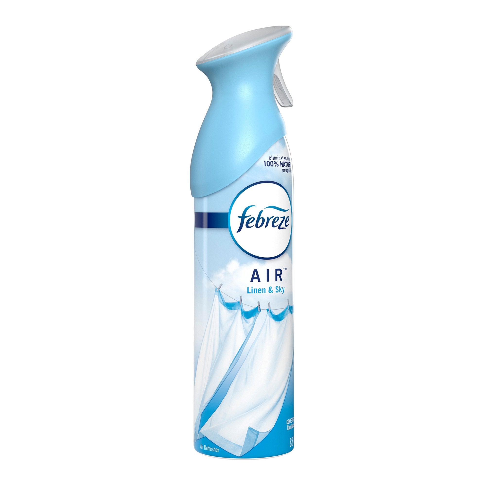 Febreze AIR Mist Air Freshener, Linen and Sky-Air Freshener Febreze AIR Liquid 8.8 oz. Can Linen and Sky Scent