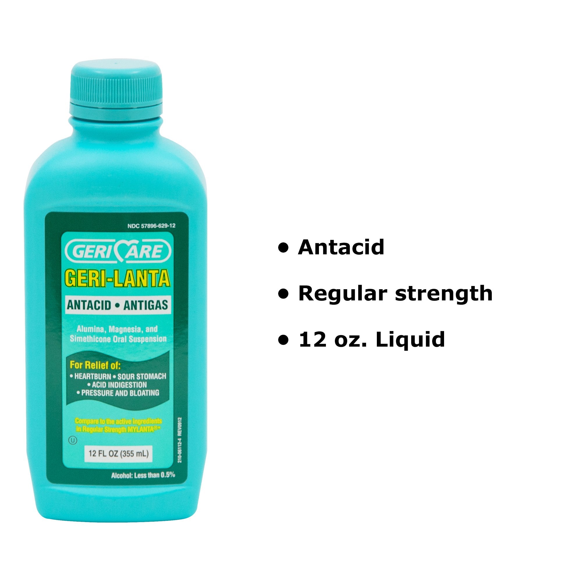 Geri-Care® Geri-Lanta Antacid Liquid Relief for Gas and Heartburn - Pharmaceuticals>Over the Counter>Gastrointestinal>Anta...
