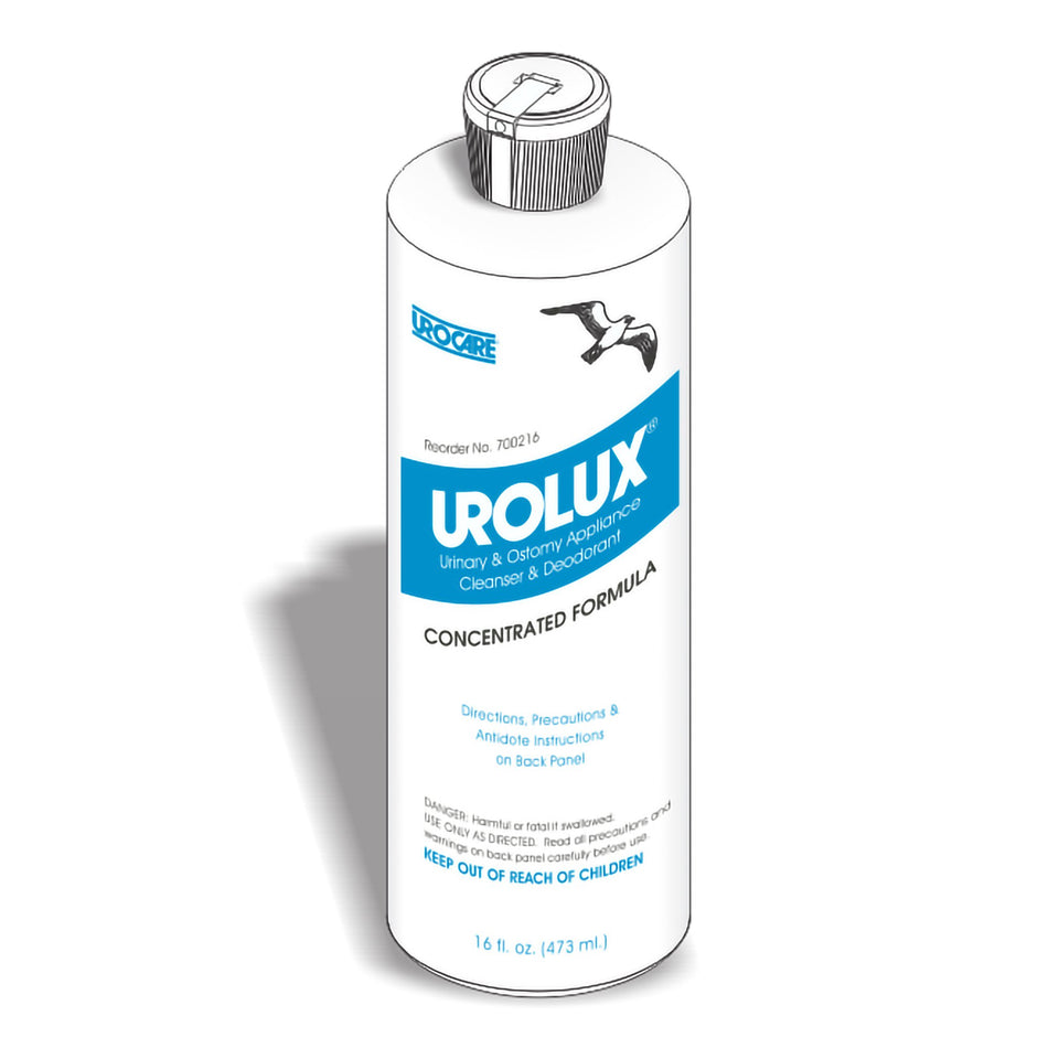 Urolux Urinary and Ostomy Appliance Cleanser and Deodorant-"Urinary and Ostomy Appliance Cleanser and Deodorant Urolux Standard, 16 fl. oz. Bottle, Citrus Scent"