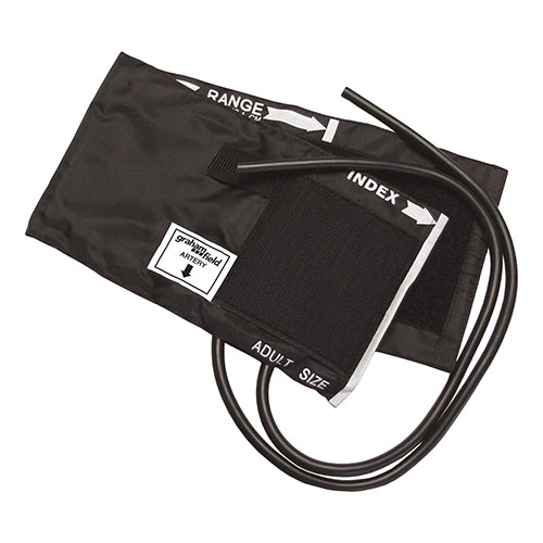 Nylon Inflation Cuff & Bladder 2-Tube Black Thigh Size