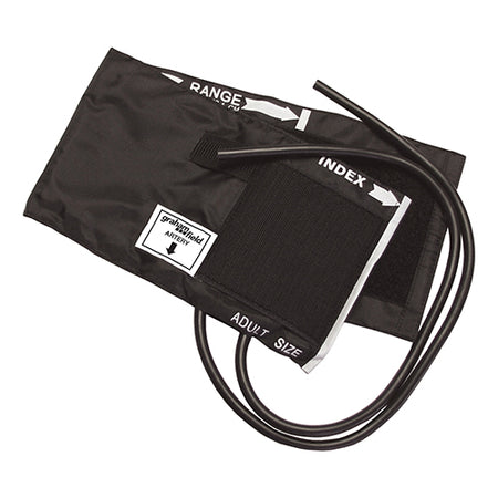 Nylon Inflation Cuff & Bladder 2-Tube Black Large Adult