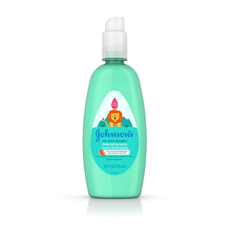 Johnson's No More Tangles Detangling Spray-Detangling Spray Johnson's No More Tangles 10 oz. Bottle