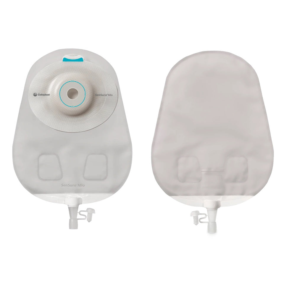 SenSura Mio Convex One-Piece Drainable Transparent Urostomy Pouch, 10 Inch Length, 3/8 to 1-11/16 Inch Stoma-"Urostomy Pouch SenSura Mio Convex One-Piece System 10-1/2 Inch Length, Maxi Deep Convex, Trim to Fit 3/8 to 1-11/16 Inch Stoma Drainable"