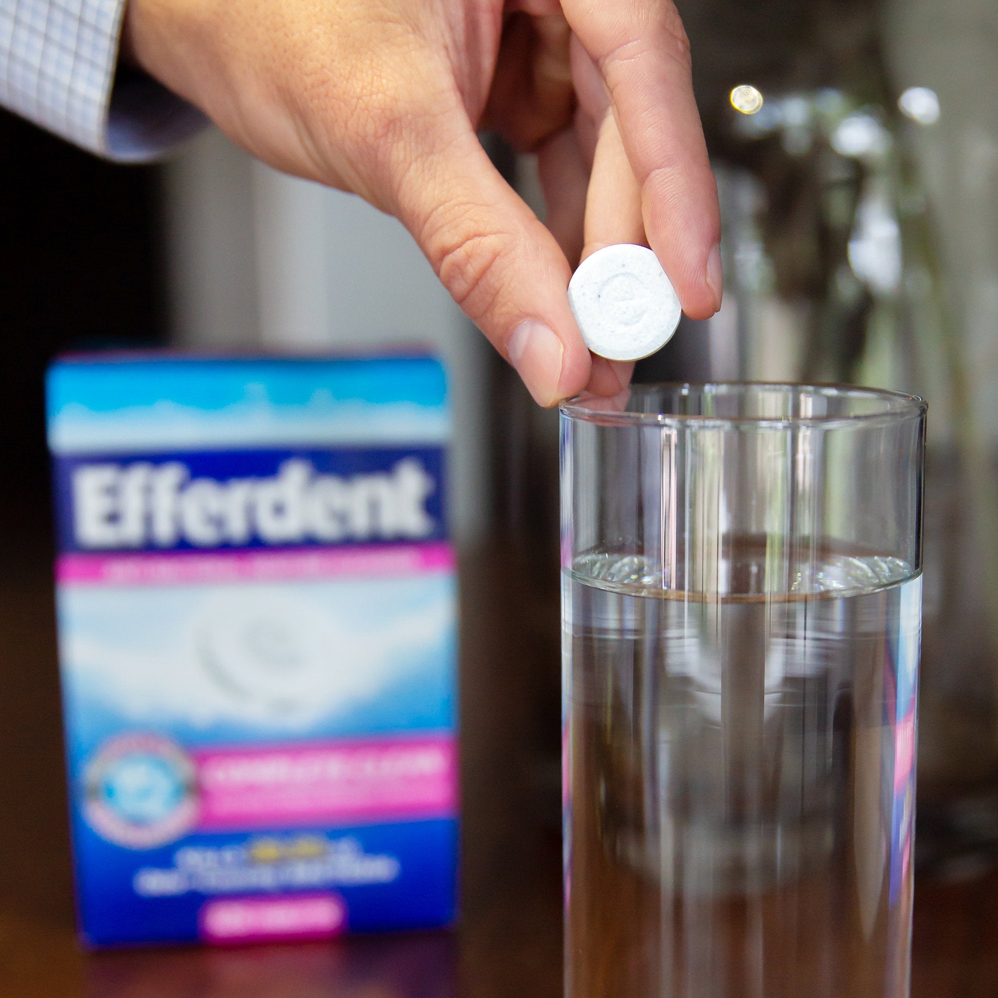 Efferdent Denture Cleaner, 44 Tablets per Box-Denture Cleaner Efferdent