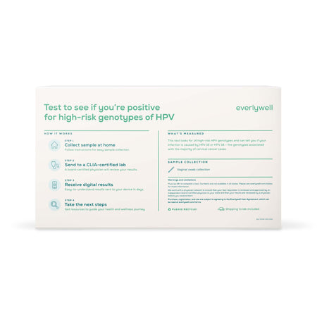 Everlywell HPV Test-Specimen Collection and Transport Kit Everlywell Collection Tube Sterile