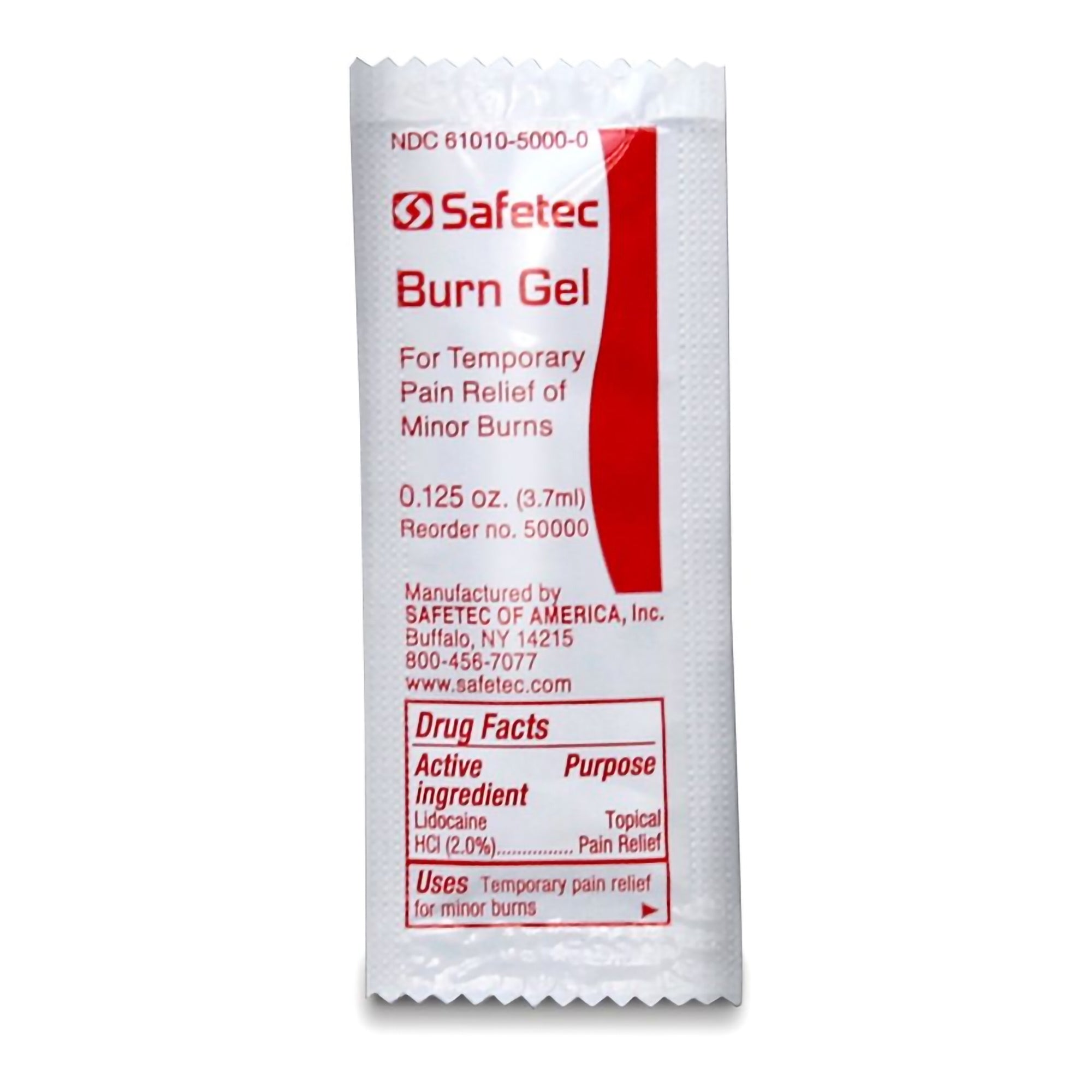 Safetec Burn Relief-Burn Relief Safetec Topical Gel 3.5 Gram Individual Packet