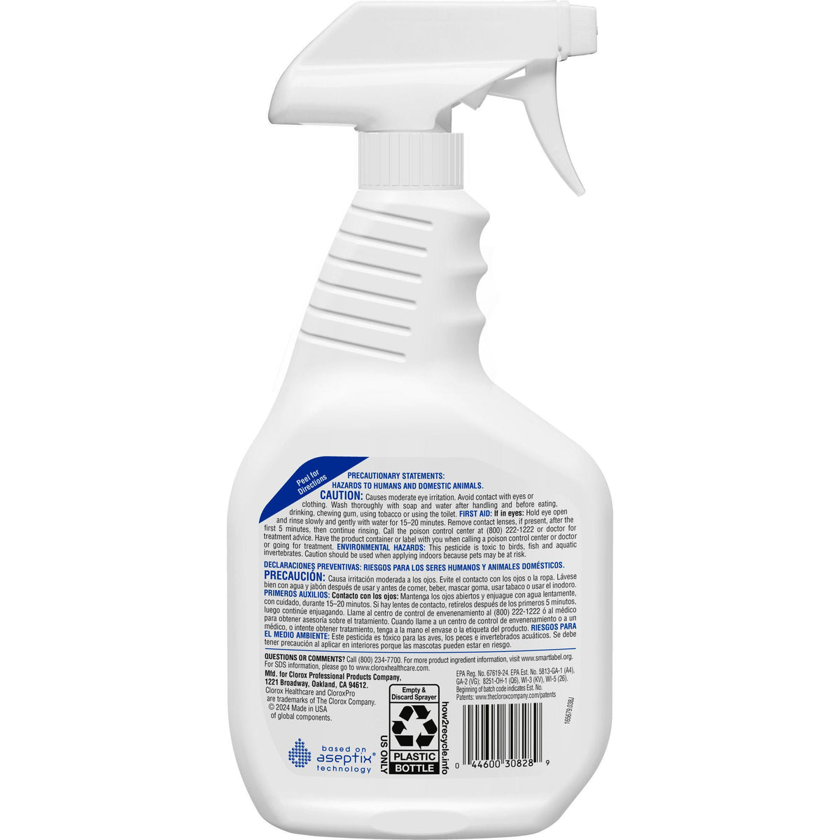 Clorox Healthcare® Hydrogen Peroxide Cleaner Disinfectant, Spray Bottle, 32 oz. - Housekeeping>Cleaners and Disinfectants...