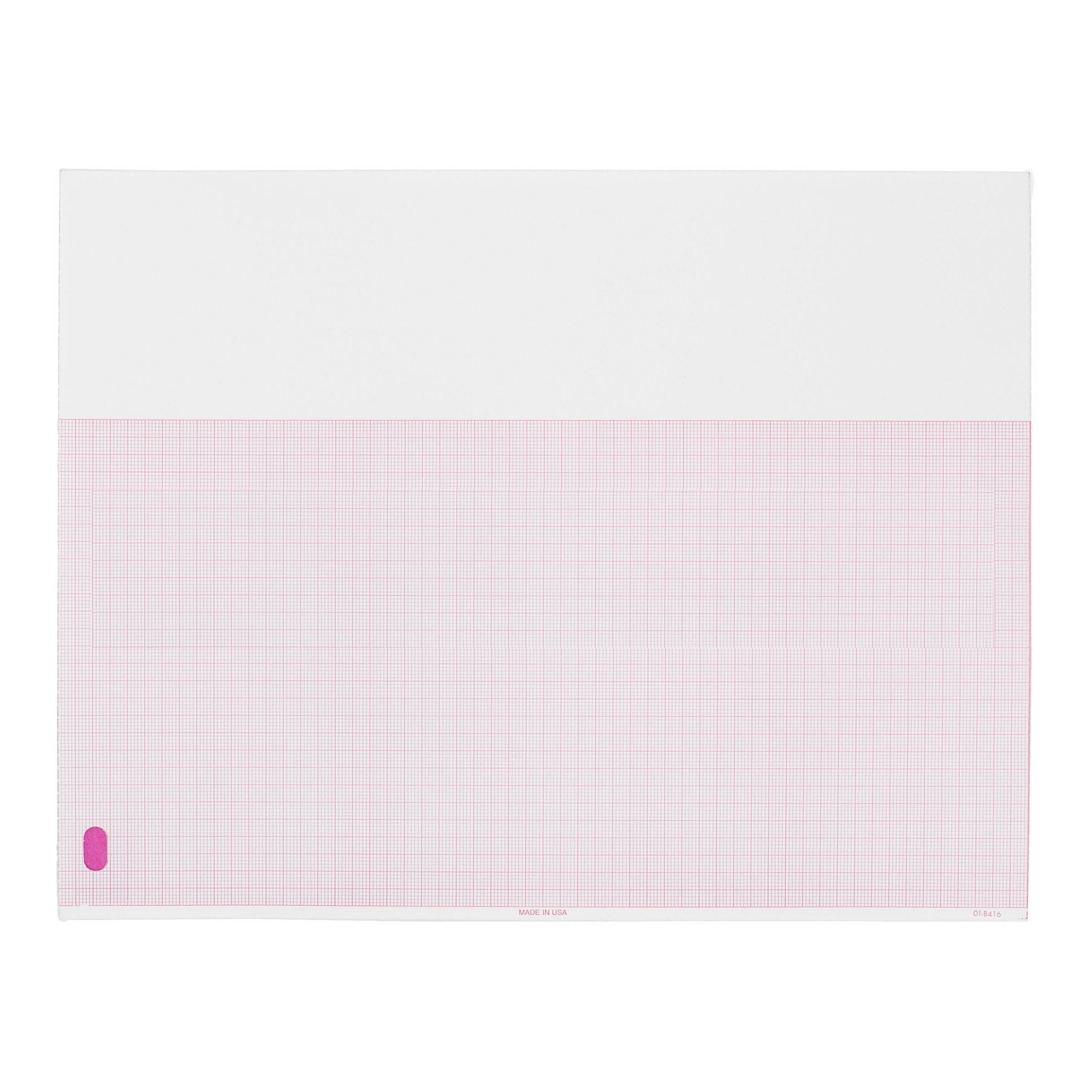 Philips ECG Recording Paper Thermal 8.5x11 Z-Fold Red Grid M3707A - Diagnostic Instruments and Supplies>Diagnostic Recordi...