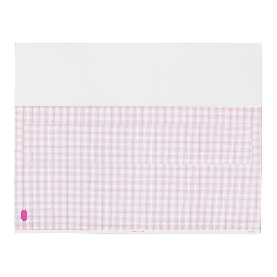 Philips ECG Recording Paper Thermal 8.5x11 Z-Fold Red Grid M3707A - Diagnostic Instruments and Supplies>Diagnostic Recordi...