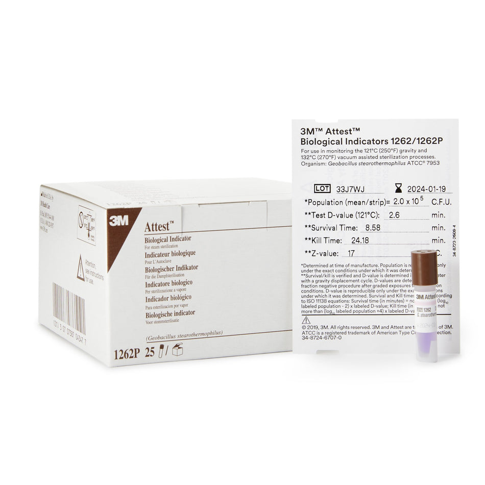 3M Attest Sterilization Biological Indicator Vial-Attest Sterilization Biological Indicator Vial Steam