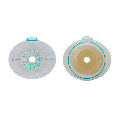 SenSura Mio Flex Ostomy Barrier With 3/8-2 11/16 Inch Stoma Opening-"Ostomy Barrier SenSura Mio Flex Trim to Fit, Extended Wear Elastic Adhesive 70 mm Flange Yellow Code System 3/8 to 2-11/16 Inch Opening"