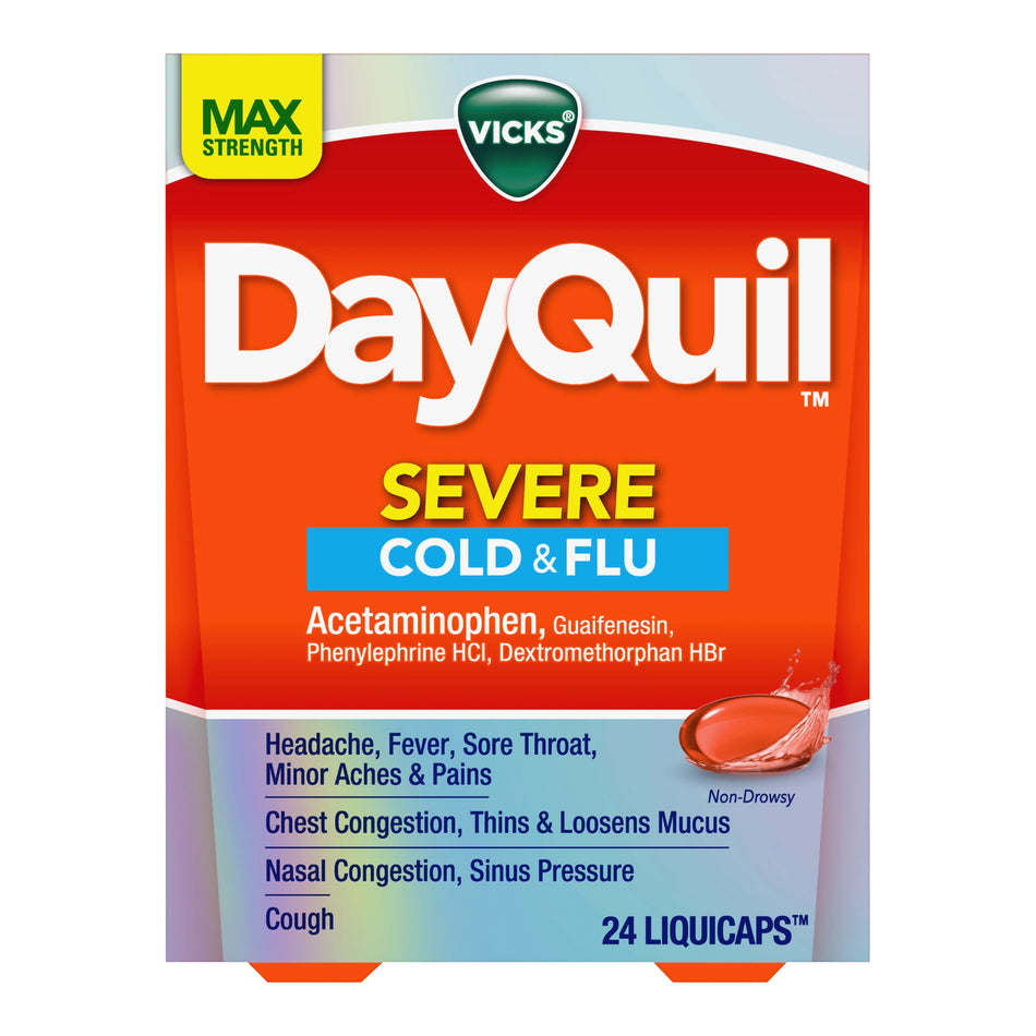 Vicks DayQuil Severe Cold & Flu LiquiCaps-Cold and Flu Relief