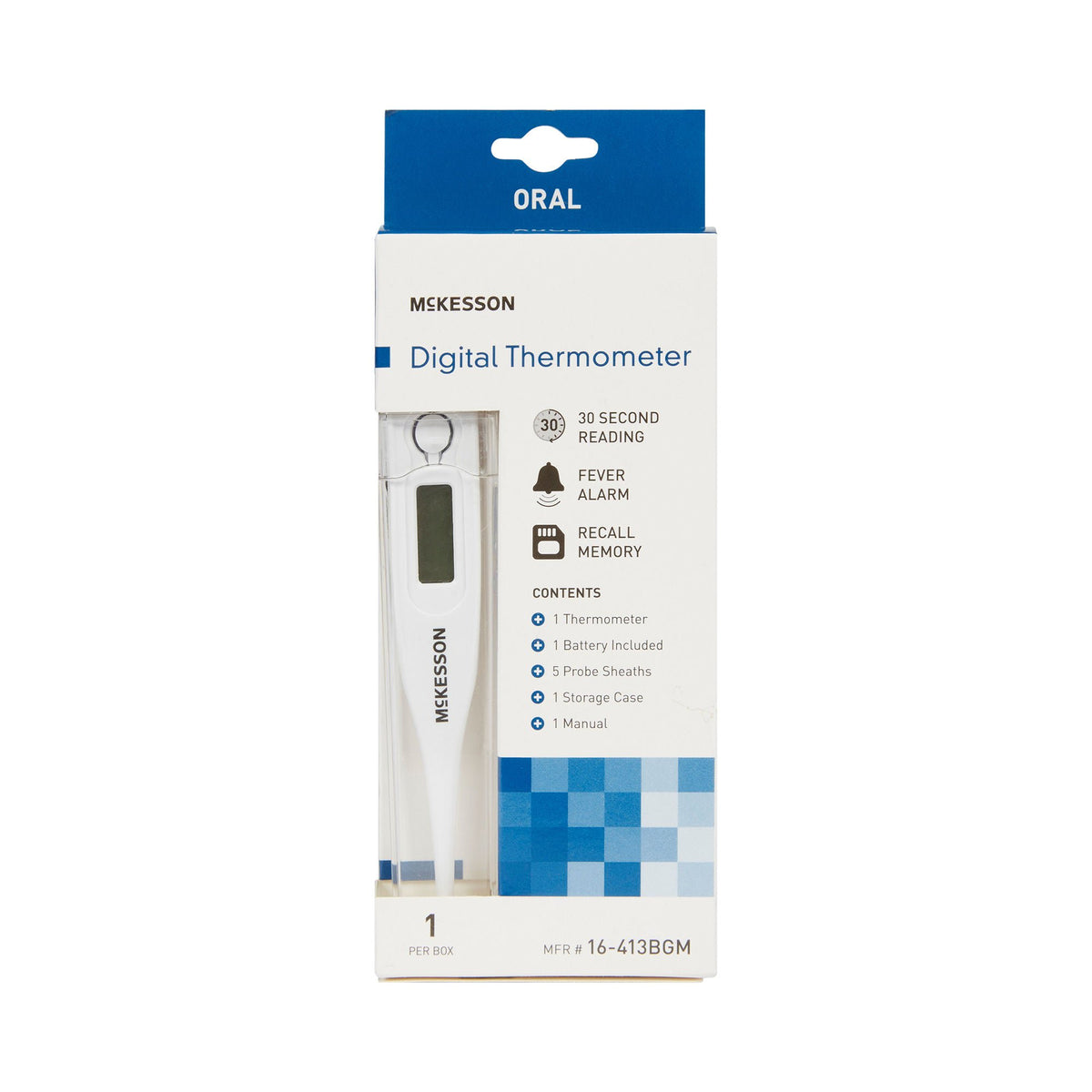 McKesson Digital Thermometer - Diagnostic Instruments and Supplies>Thermometers>Digital Thermometers - McKesson Brand