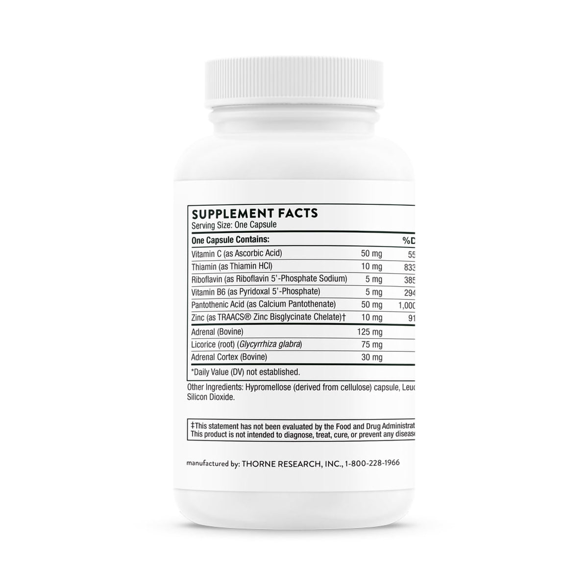 Thorne Cortrex Adrenal Support Dietary Supplement-Dietary Supplement THORNE Cortrex Various Strengths Capsule 60 per Bottle