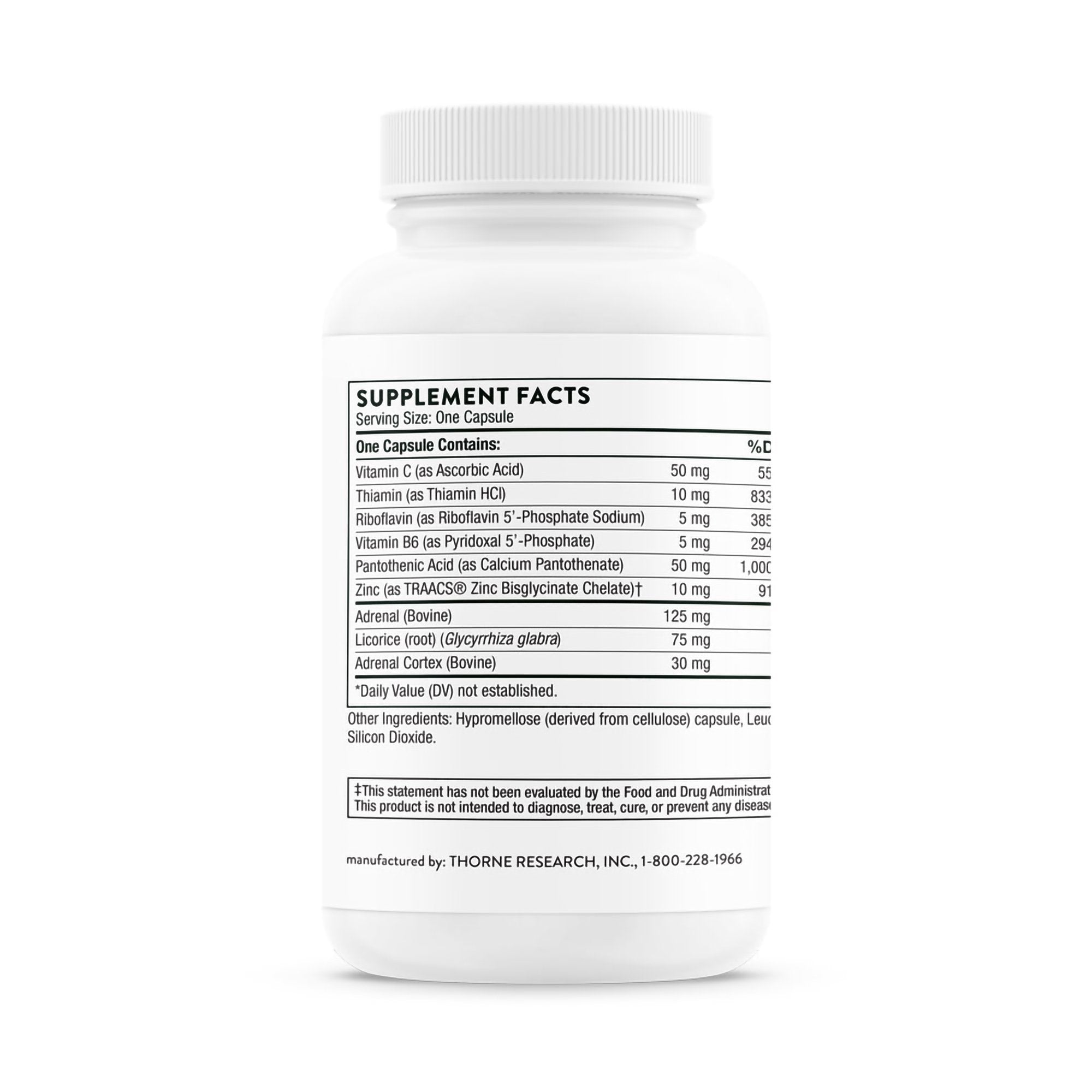 Thorne Cortrex Adrenal Support Dietary Supplement-Dietary Supplement THORNE Cortrex Various Strengths Capsule 60 per Bottle