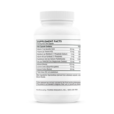 Thorne Cortrex Adrenal Support Dietary Supplement-Dietary Supplement THORNE Cortrex Various Strengths Capsule 60 per Bottle