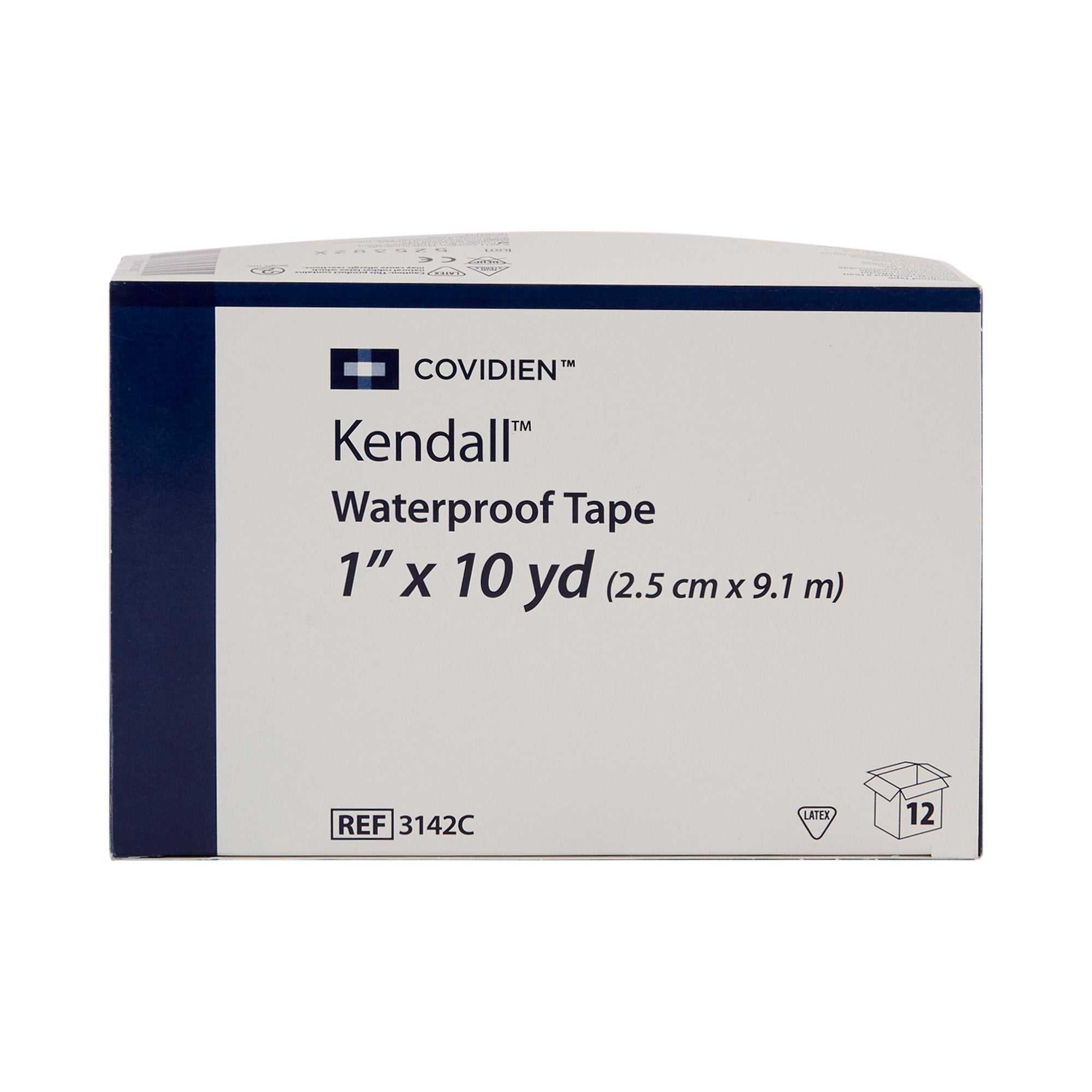 Kendall™ Cloth Medical Tape, 1 Inch x 10 Yard, White
