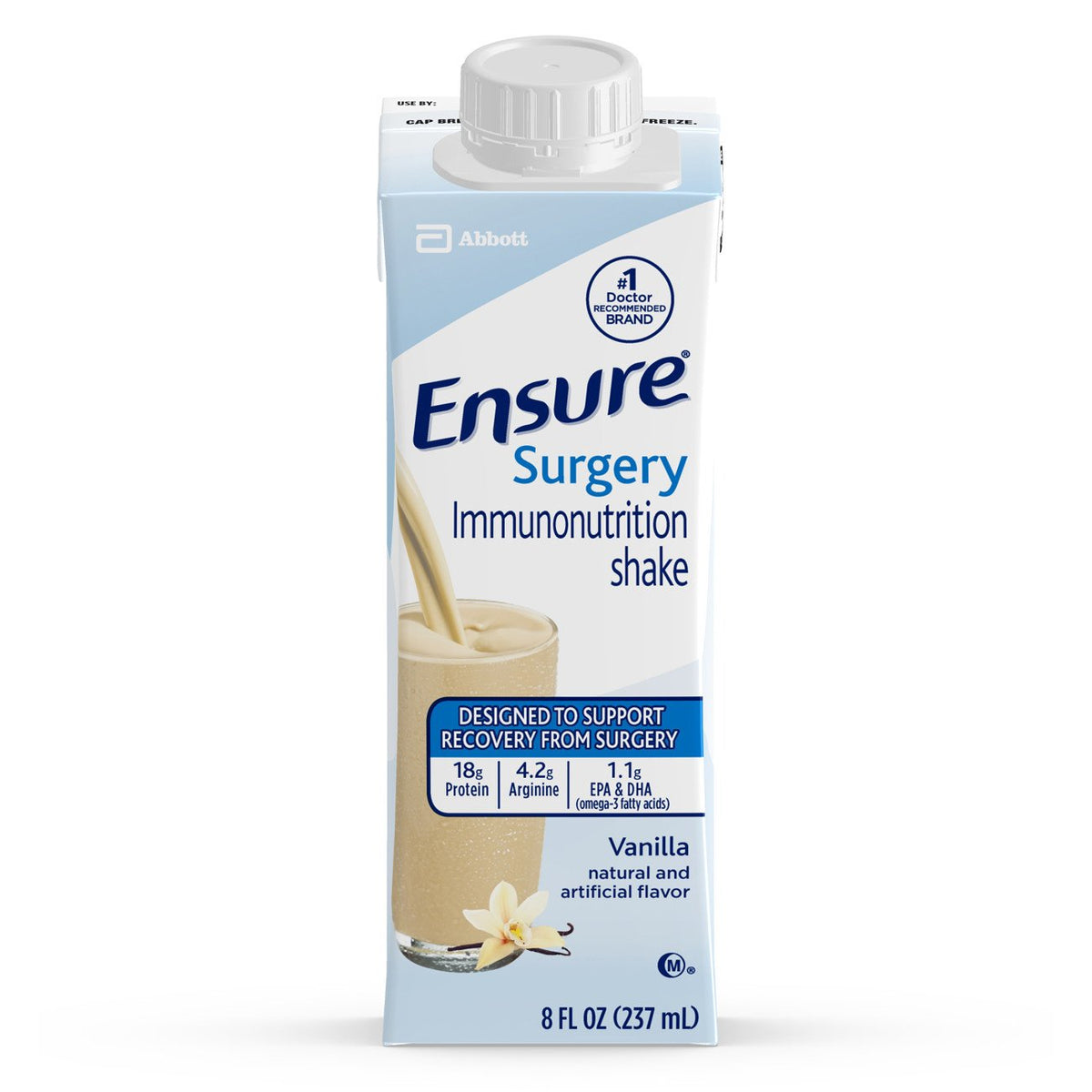 Ensure® Surgery Vanilla Immunonutrition Shake, 8-ounce carton - Nutritionals and Feeding Supplies>Nutritionals>Oral Supple...