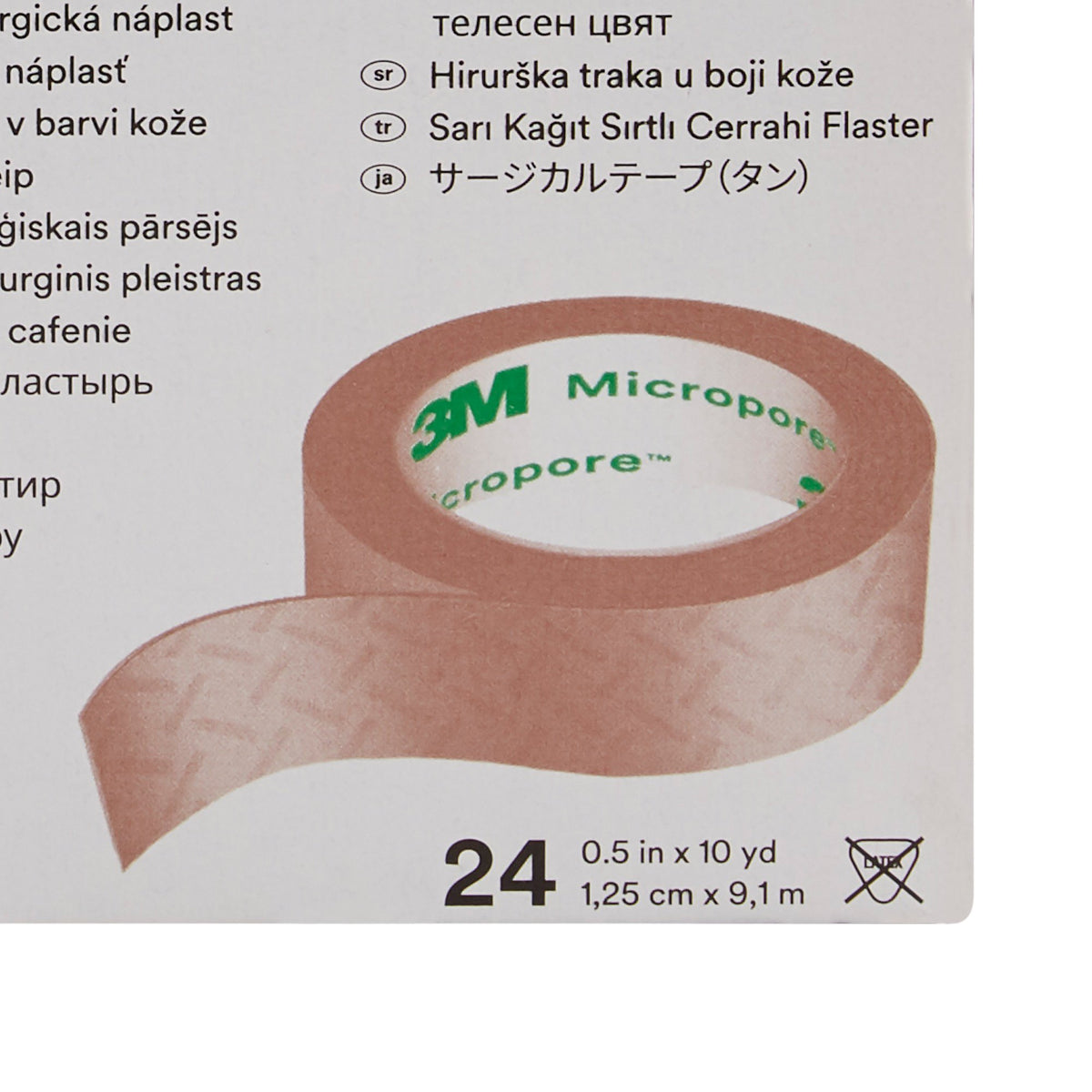 3M� Micropore� Paper Medical Tape, 1/2 Inch x 10 Yard, Tan-Medical Tape 3M� Micropore� Tan 1/2 Inch X 10 Yard Paper NonSterile