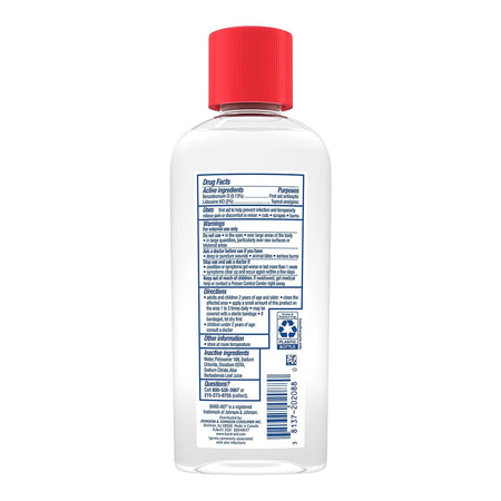 Band-Aid Antiseptic Cleansing Liquid-Pain Relieving Antiseptic Band-Aid Liquid 6 oz. Bottle