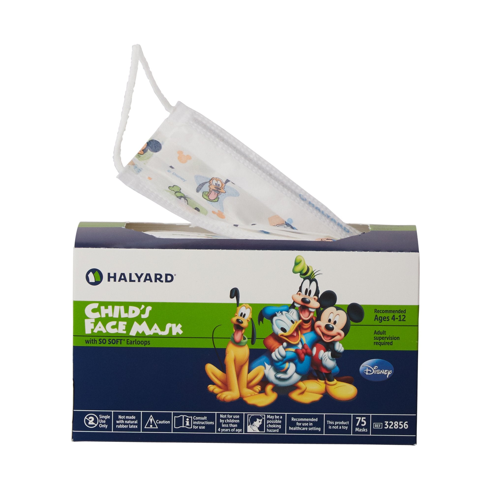 Halyard Procedure Mask Pleated Earloops Child Size Kid Design (Disney) - Apparel>Masks - O&M Halyard Inc