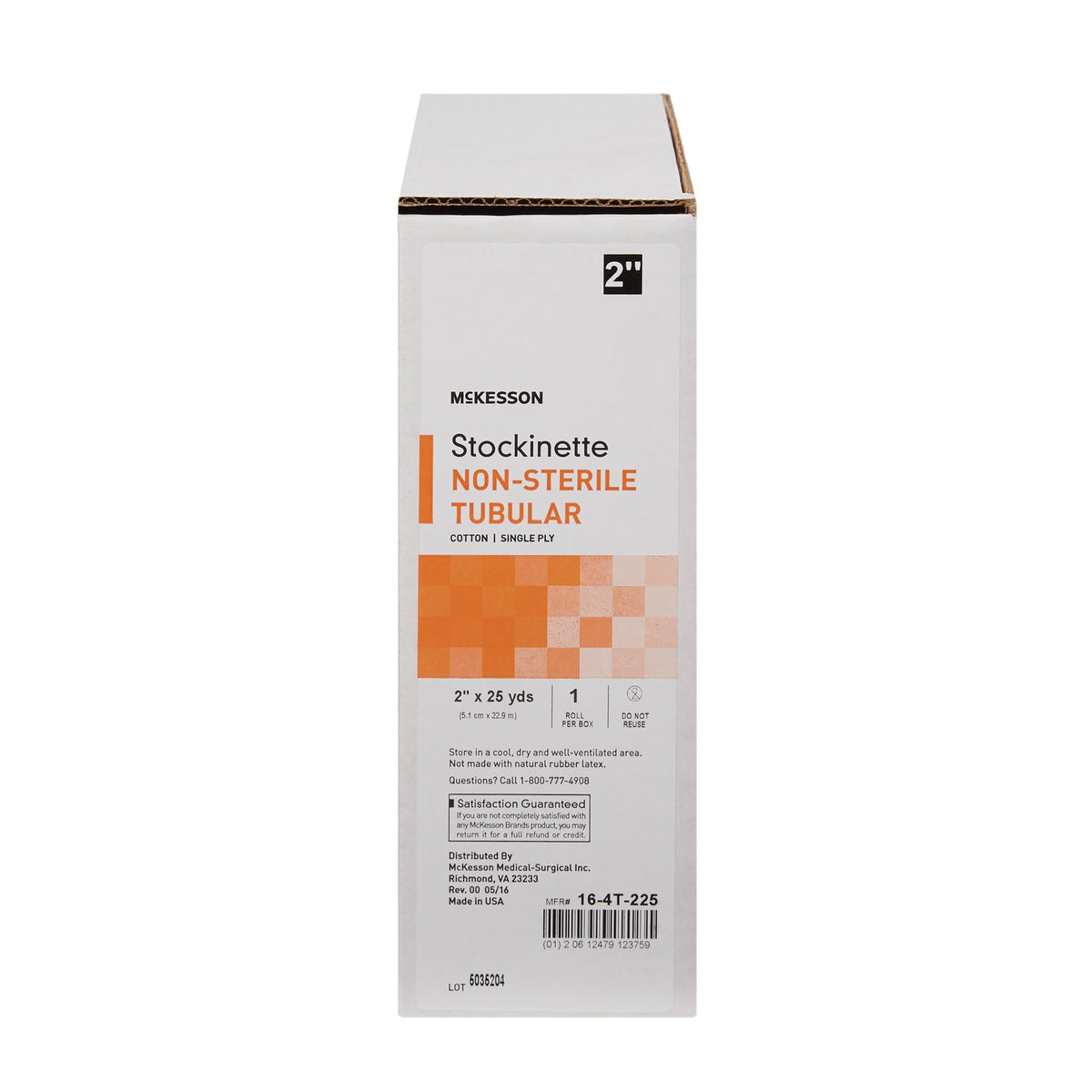 McKesson Beige Cotton Tubular Stockinette, 2 Inch x 25 Yard-Stockinette Tubular McKesson 2 Inch X 25 Yard Cotton NonSterile