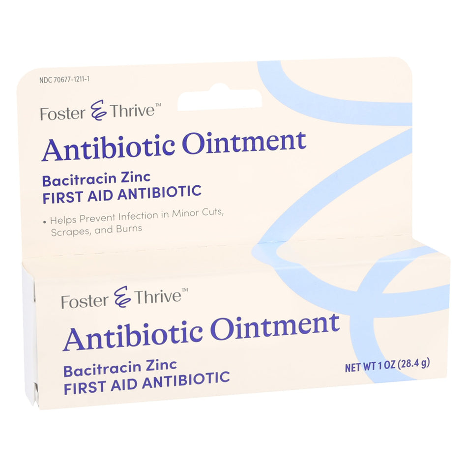 Foster & Thrive� Bacitracin Zinc Antibiotic Ointment-First Aid Antibiotic Foster & Thrive� Ointment 1 oz. Tube