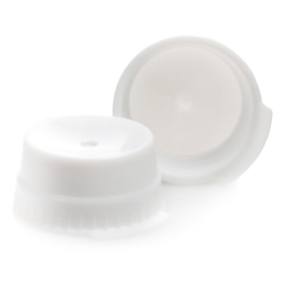 McKesson White Tube Closure, 16 mm-"McKesson Tube Closure Polyethylene Snap Cap White 16 mm For Use with 16 mm Blood Drawing Tubes, Glass Test Tubes, Plastic Culture Tubes NonSterile"
