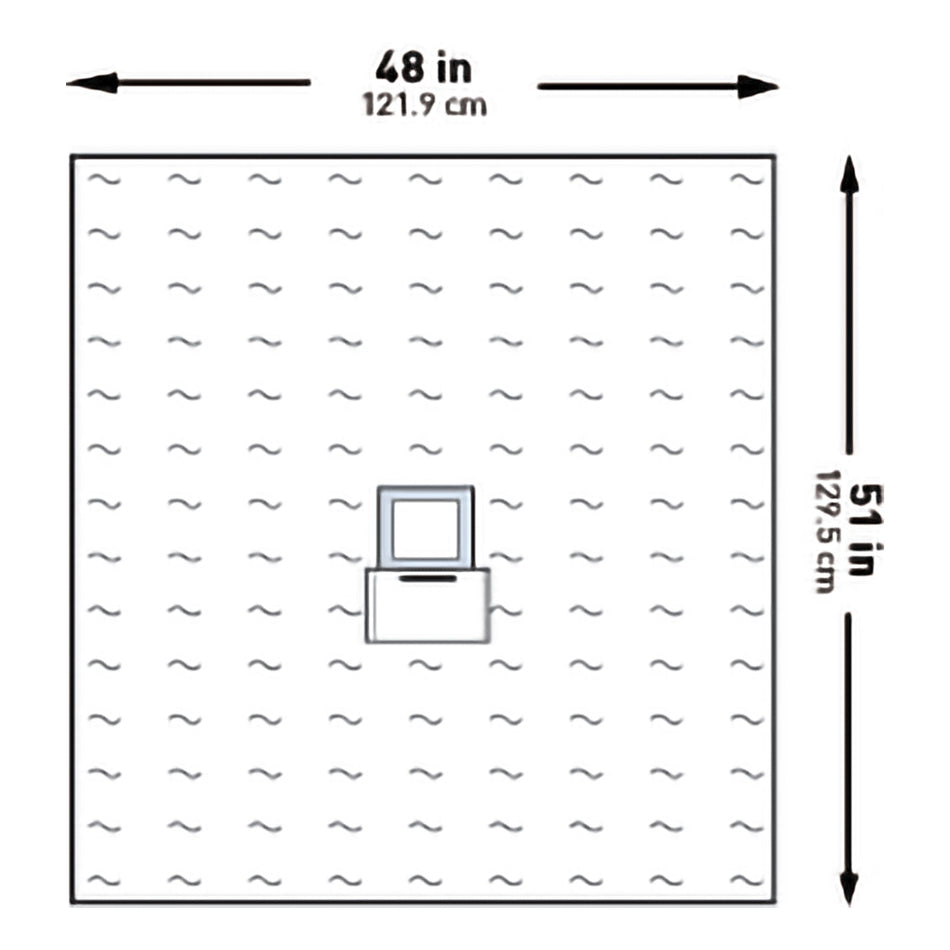 McKesson Sterile Surgical Ophthalmic Drape, 48 x 51 Inch - Textiles>Procedure Drapes and Sheets>Drape Sheets - McKesson Brand