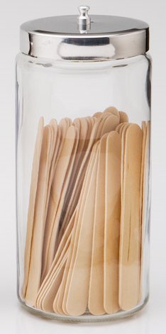 Sundry Jar Glass Clear 4 X 8.5 Inch - Housekeeping>Containers and Jars - Dukal