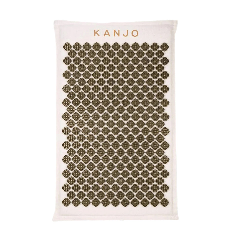 Kanjo Coconut Acupressure Mat with Carry Bag-Kanjo Coconut Acupressure Mat Tan Coconut / Cotton Linen Blend / Plastic 17 X 28 Inch