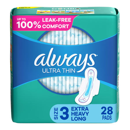 Always® Ultra Thin Extra Long Super Pads, Size 3 - Personal Hygiene>Feminine Protection>Feminine Pads - Procter & Gamble