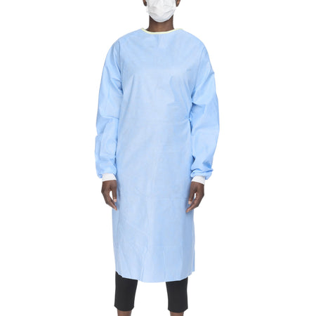 Evolution 4 Non-Reinforced Surgical Gown, Large-Non-Reinforced Surgical Gown with Towel Evolution 4 Large Blue Sterile Not Rated Disposable