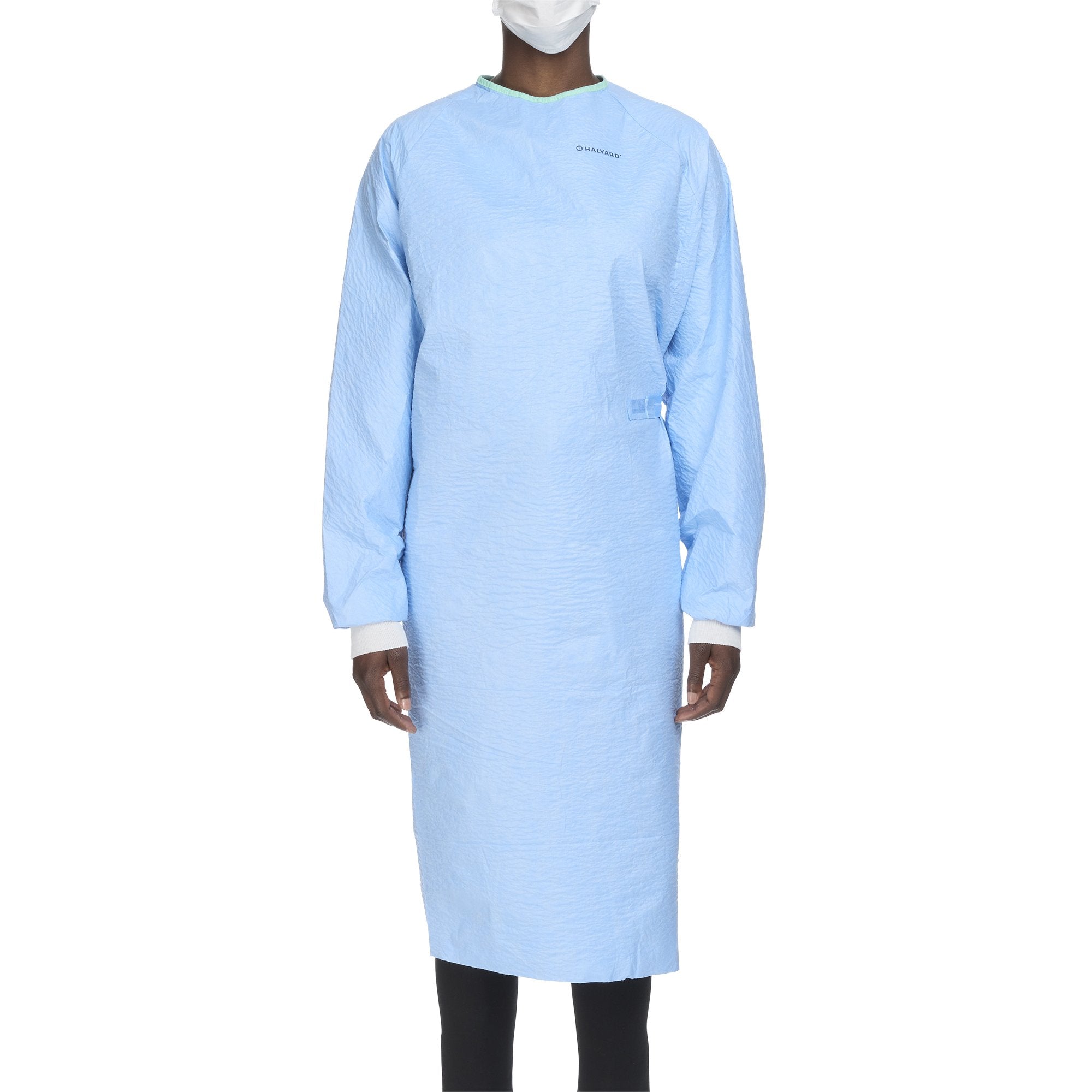 AERO BLUE Surgical Gown with Towel, Large-Surgical Gown with Towel Aero Blue Large Blue Sterile AAMI Level 3 Disposable