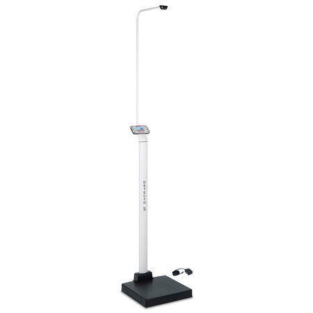Detecto Digital Scale-Physician Scale Detecto Digital Display 660 lbs. / 300 kg Capacity Black / White AC Adapter / Battery Operated