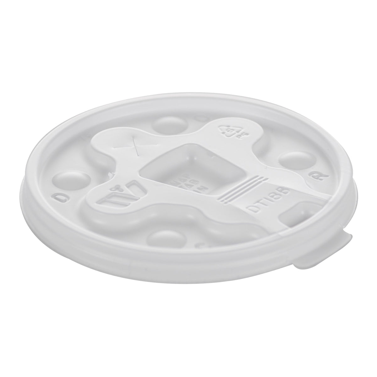 WinCup Lid-Drinking Cup Lid WinCup White Foam Disposable